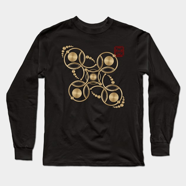 Crop Circle # 71 Long Sleeve T-Shirt by MagicEyeOnly